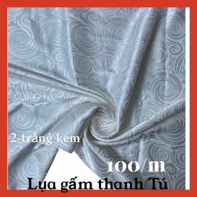 Lụa Gấm Thanh Tú - Trắng