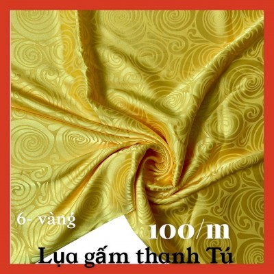 Lụa Gấm Thanh Tú - Vàng Cúc
