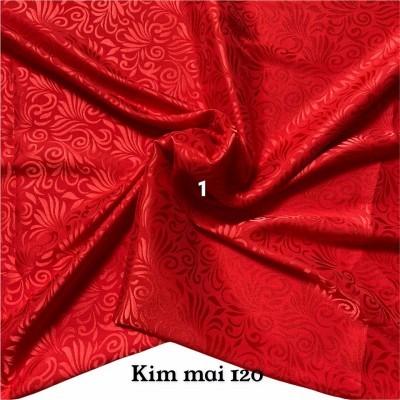 Lụa Gấm Kim Mai - Đỏ