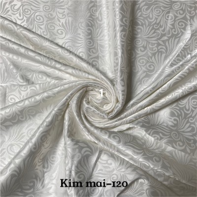 Lụa Gấm Kim Mai - Trắng