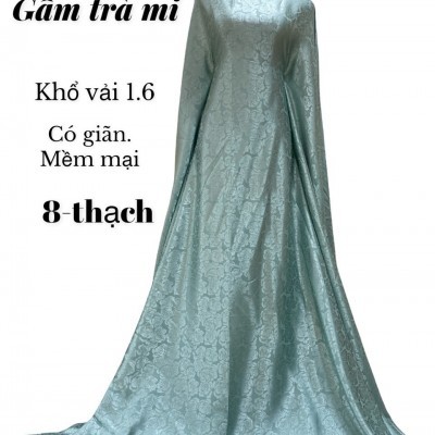 Lụa gấm trà my 08
