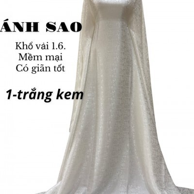 Lụa Gấm Ánh Sao - Trắng