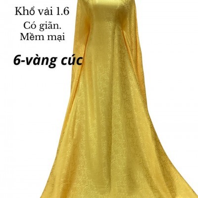 Lụa Gấm Kim Mai - Vàng Cúc