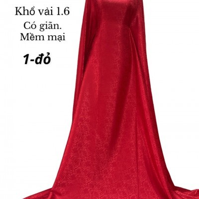 Lụa Gấm Kim Mai - Đỏ