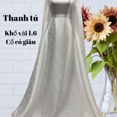 Lụa Gấm Thanh Tú - Trắng