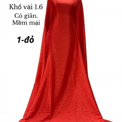 Lụa Gấm Sò - Cam Đỏ
